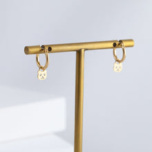Load image into Gallery viewer, Panda hoop earrings
