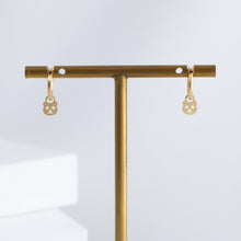 Load image into Gallery viewer, Panda hoop earrings
