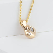 Load image into Gallery viewer, One-of-a-kind diamond nugget 18" necklace
