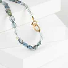 Load image into Gallery viewer, OOAK mixed aquamarine layering necklace
