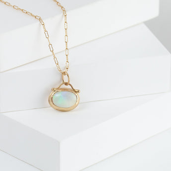 Roma OOAK Ethiopian opal pendant
