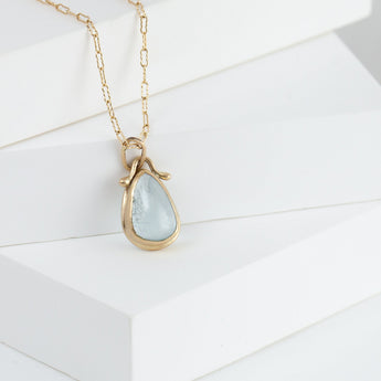 Roma OOAK aquamarine pendant