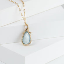 Load image into Gallery viewer, Roma OOAK aquamarine pendant
