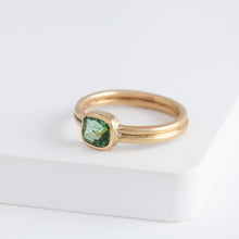 Load image into Gallery viewer, Stillwater green tourmaline ring
