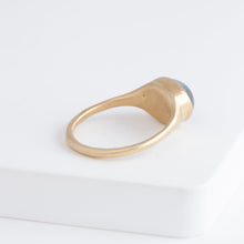 Load image into Gallery viewer, Gravity OOAK Moss Aquamarine ring
