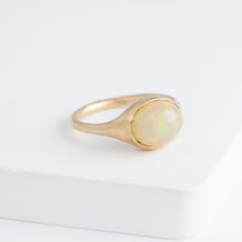 Load image into Gallery viewer, Gravity Ethiopian opal ring
