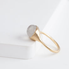 Load image into Gallery viewer, Gravity OOAK Moonstone ring
