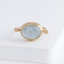 Load image into Gallery viewer, Roma OOAK Moss Aquamarine ring
