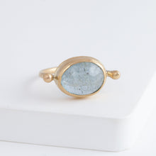 Load image into Gallery viewer, Roma OOAK Moss Aquamarine ring
