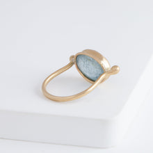 Load image into Gallery viewer, Roma OOAK Moss Aquamarine ring
