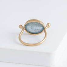 Load image into Gallery viewer, Roma OOAK Moss Aquamarine ring
