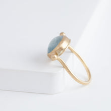 Load image into Gallery viewer, Roma OOAK Moss Aquamarine ring
