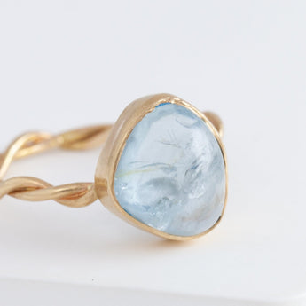Twig Aquamarine ring