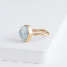 Load image into Gallery viewer, Twig Aquamarine ring

