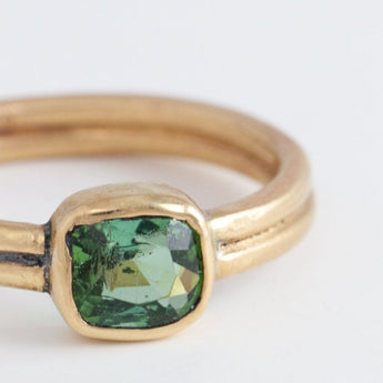 Stillwater green tourmaline ring