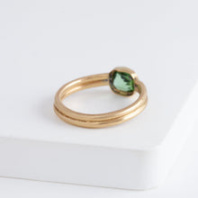 Load image into Gallery viewer, Stillwater green tourmaline ring

