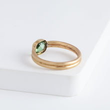 Load image into Gallery viewer, Stillwater green tourmaline ring
