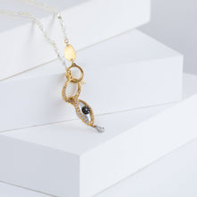 Load image into Gallery viewer, Pearl of tears - south sea pearl and diamond pendant
