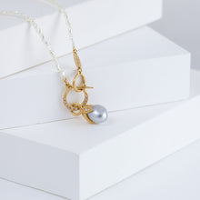 Load image into Gallery viewer, Coronet OOAK south sea pearl pendant

