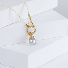 Load image into Gallery viewer, Coronet OOAK south sea pearl pendant
