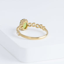 Load image into Gallery viewer, Pebble little one-of-a-kind green sapphire ring
