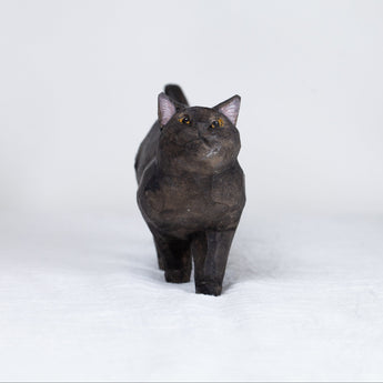 Ryoji Bannai - #2601 Black walking cat