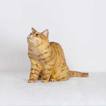 Ryoji Bannai - #2609 Orange tabby sitting cat