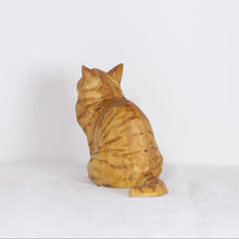 Load image into Gallery viewer, Ryoji Bannai - #2609 Orange tabby sitting cat
