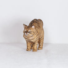 Load image into Gallery viewer, Ryoji Bannai - #2611 Brown tabby stretching cat
