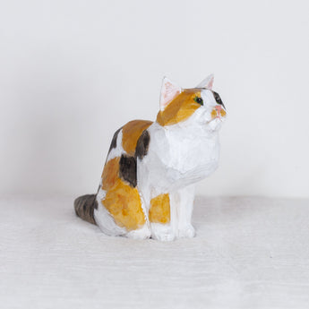 Ryoji Bannai - #2612 Calico sitting cat