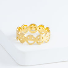 Load image into Gallery viewer, Smiley iconic ring (18K Yellow Gold)
