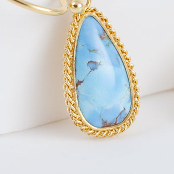 One-of-a-kind turquoise earrings