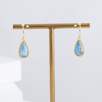 One-of-a-kind turquoise earrings
