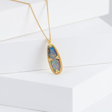 Load image into Gallery viewer, One-of-a-kind boulder opal necklace
