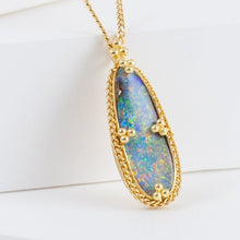 Load image into Gallery viewer, One-of-a-kind boulder opal necklace
