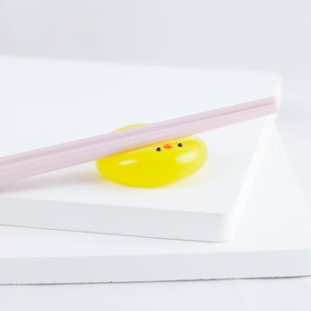 Chick Chopsticks stand with chopsticks