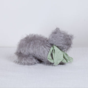 Sate - Small gray cat loaf doll