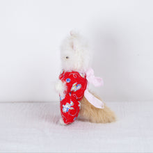 Load image into Gallery viewer, Sate - Small cat in red doll
