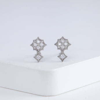 Lucent platinum studs
