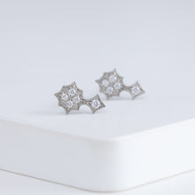 Load image into Gallery viewer, Lucent platinum studs
