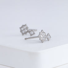 Load image into Gallery viewer, Lucent platinum studs
