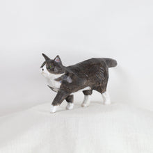 Load image into Gallery viewer, Ryoji Bannai - #1 Black and white walking cat
