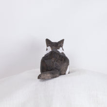 Load image into Gallery viewer, Ryoji Bannai - #15 Black and white sitting cat
