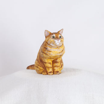 Ryoji Bannai - #9 Orange tabby sitting cat