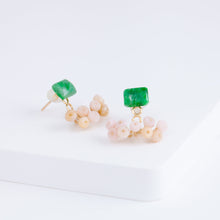 Load image into Gallery viewer, Fairy maw sit sit and pink opal earrings [Limited Edition]
