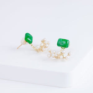 Fairy maw sit sit and pearl earrings [Limited Edition]