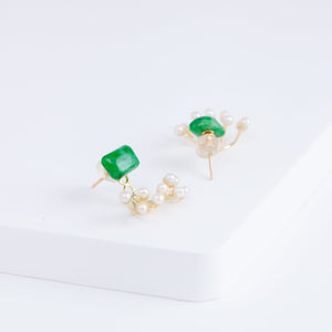 Fairy maw sit sit and pearl earrings [Limited Edition]