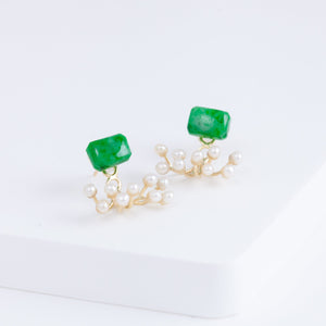 Fairy maw sit sit and pearl earrings [Limited Edition]