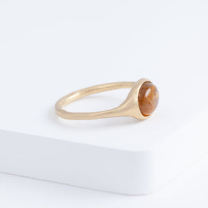 Maxi Yui brown tourmaline ring