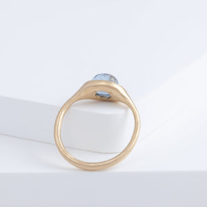 Maxi OOAK Yui aquamarine ring